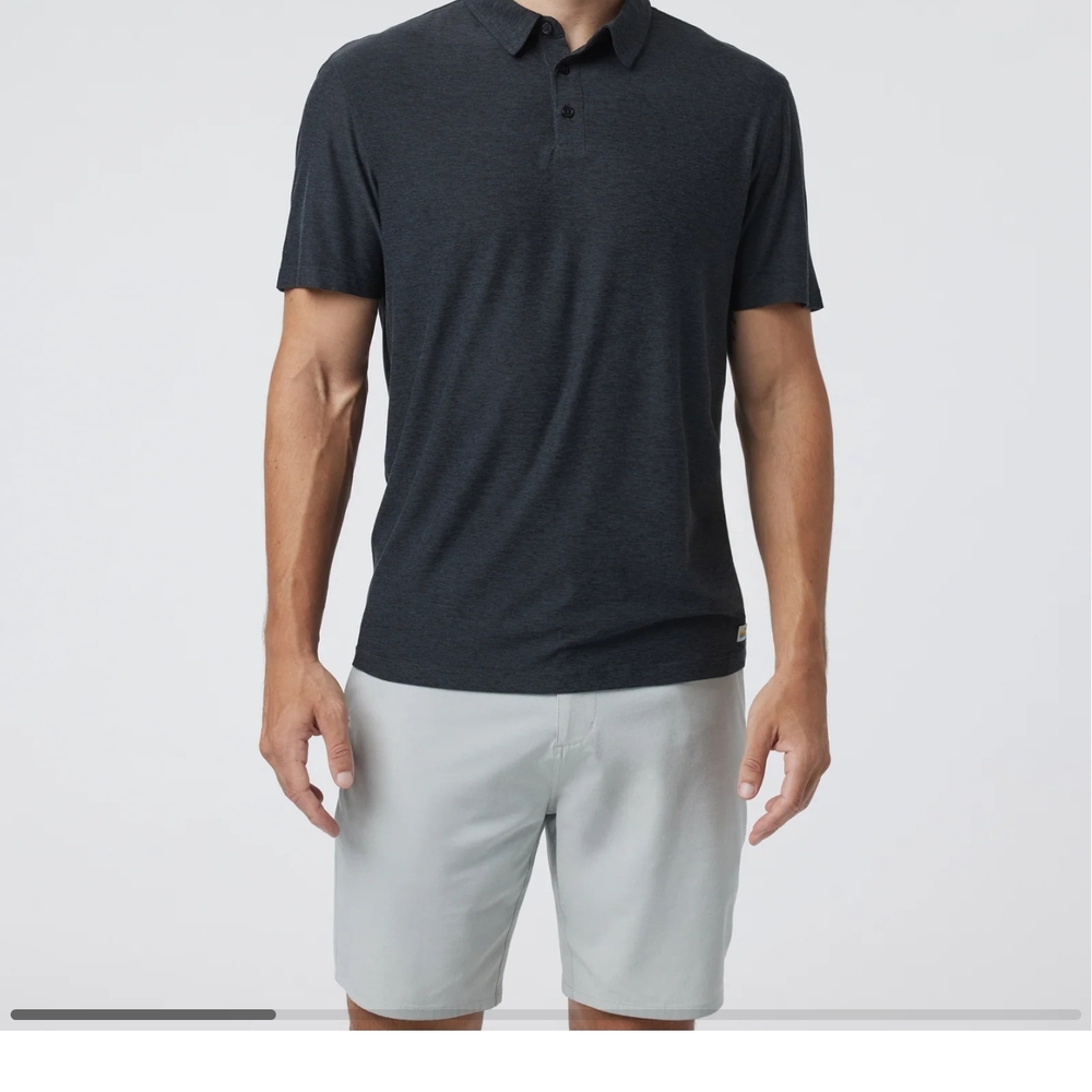 Men's Charcoal Strato Tech Polo